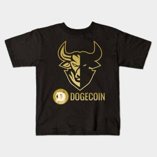 Dogecoin coin Crypto coin Cryptocurrency Kids T-Shirt